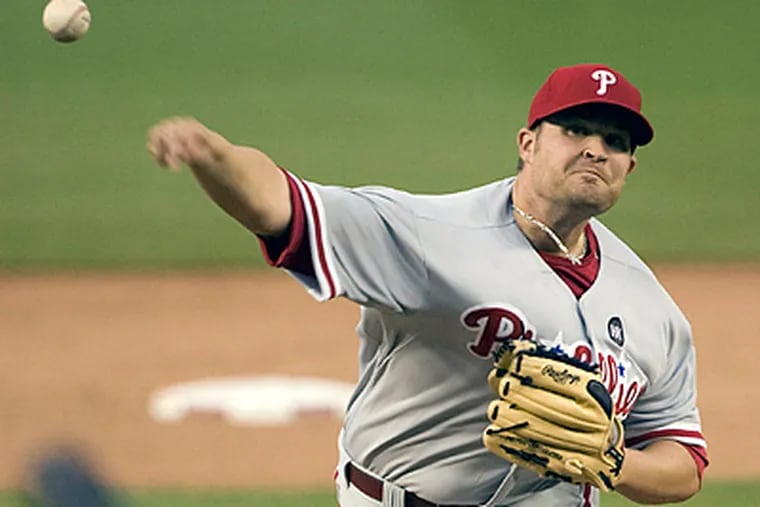 Andrew Carpenter made a few appearances for the Phillies last season. (AP Photo/Evan Vucci)