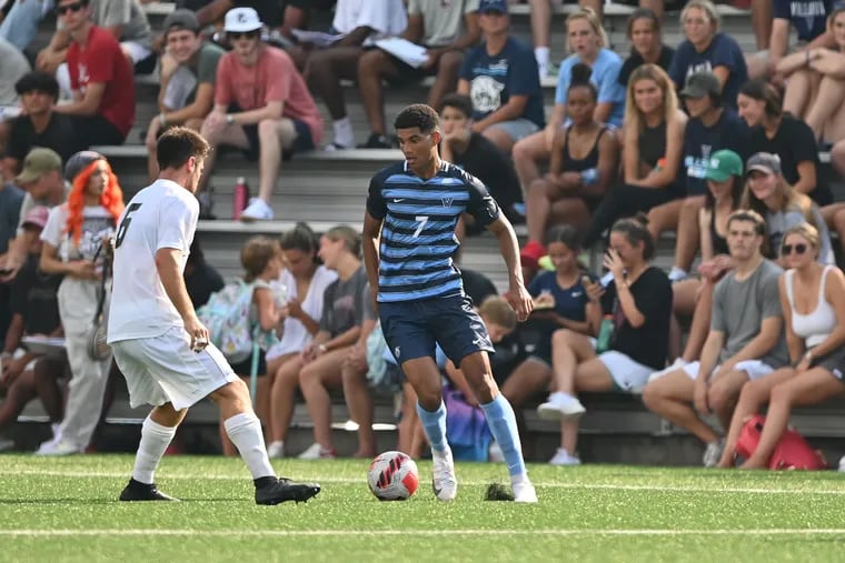 Junior forward Lyam MacKinnon, who played his youth football with Swiss club FC Lausanne, has proved a brilliant find for Villanova men's soccer.