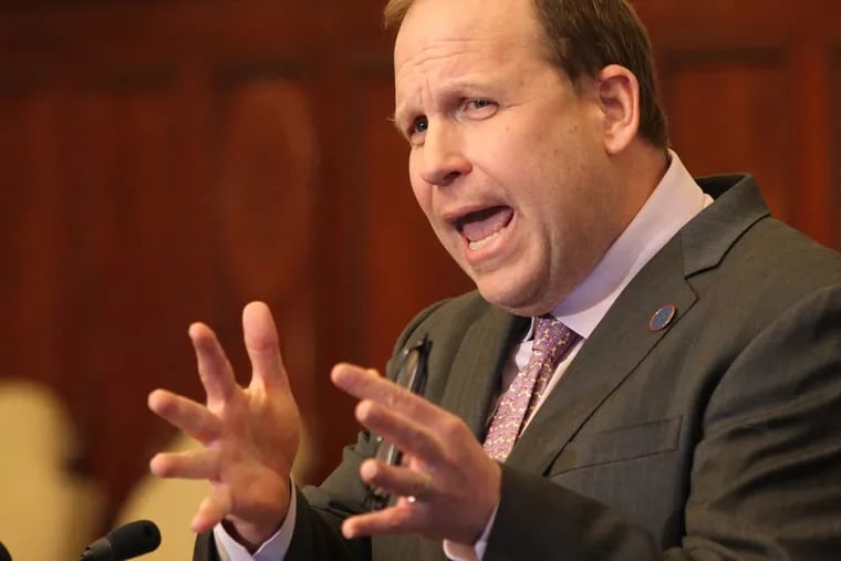 State Sen. Daylin Leach says he’s “contemplating filing a lawsuit to stop the practice of charging underage children with prostitution.” ( CHARLES FOX / File Photograph )
