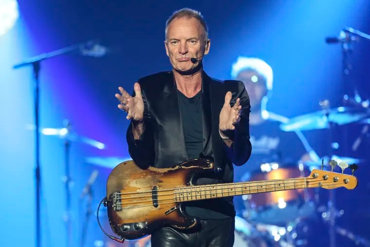 Sting in concert at the Met Philadelphia, May 10, 2022