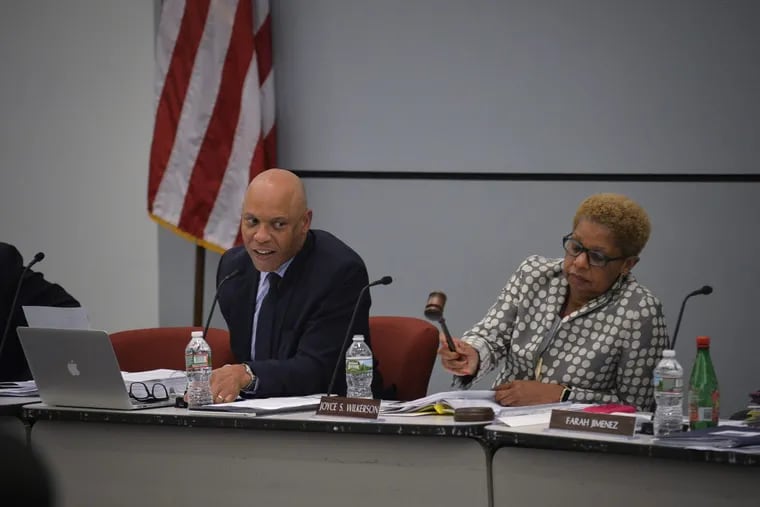 The School Reform Commission, including Chair Joyce Wilkerson (right) authorized a $10 contract for a new special-education school in the city.