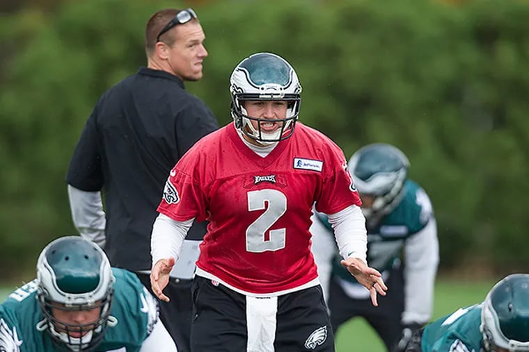 Eagles backup quarterback Matt Barkley. (Ed Hille/Staff Photographer)