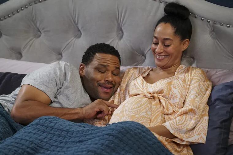 “Black-ish” stars Anthony Anderson and Tracee Ellis Ross. The show has been nominated for an Emmy Award for outstanding comedy series, and Anderson and Ross for lead actors in a comedy.