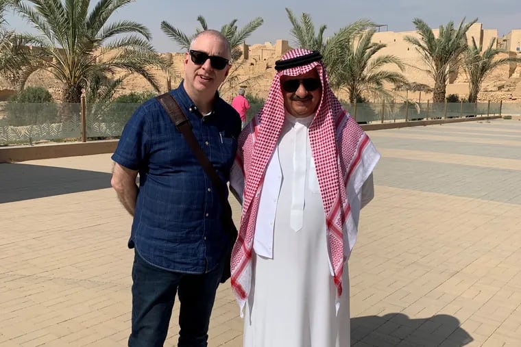 Craig Snyder of Philadelphia's World Affairs Council with Prince Abdullah Al-Saud, former Saudi Ambassador to the U.S.