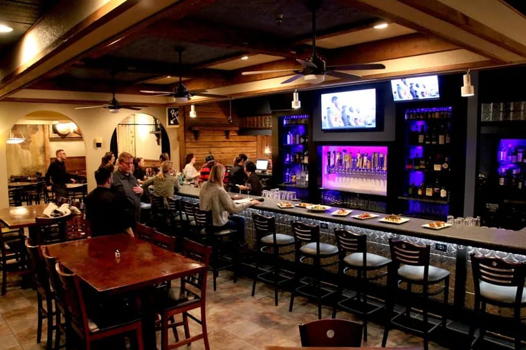 Bar area at Center Square Tavern, Swedesboro, N.J.