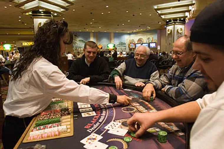 When will $25 blackjack tables appear in Pennsylvania like they have for decades at Caesars Casino in Atlantic City, and what will the impact be? (Ed Hille / Staff Photographer)