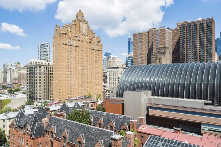 “The views are spectacular and will get more spectacular as the city grows … I’ve seen multiple buildings going up," the owner says. "You can see the fireworks over the Delaware River, Rittenhouse Square, the Kimmel Center."