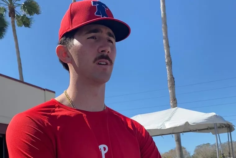 Phillies top prospect Andrew Painter gave his first interview Friday since undergoing Tommy John elbow surgery on July 25. He's not expected to pitch this season.