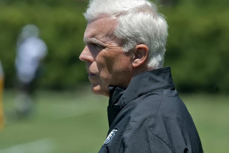 Tom Donahoe is one of the longtime NFL scouting experts now on the Eagles' staff.