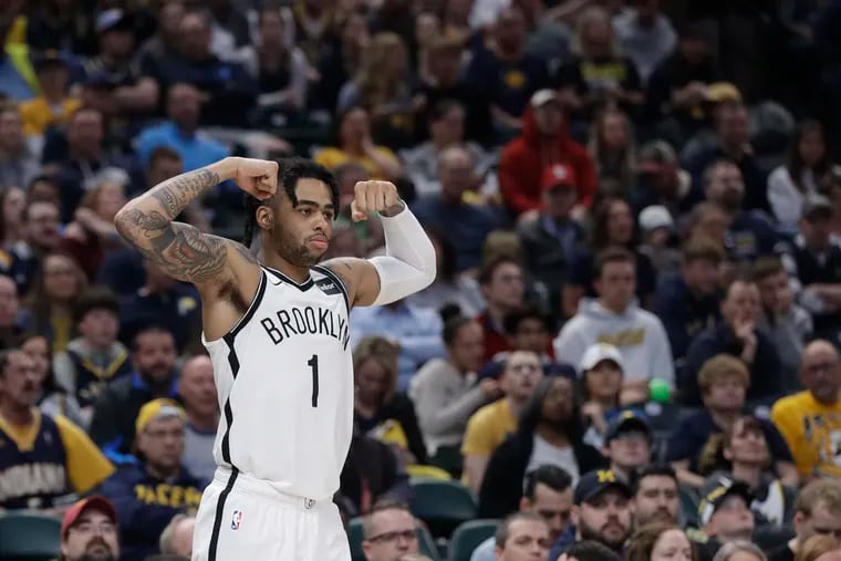 D'Angelo Russell has led the Nets to their postseason berth since 2015. They will play the Sixers in the first round.