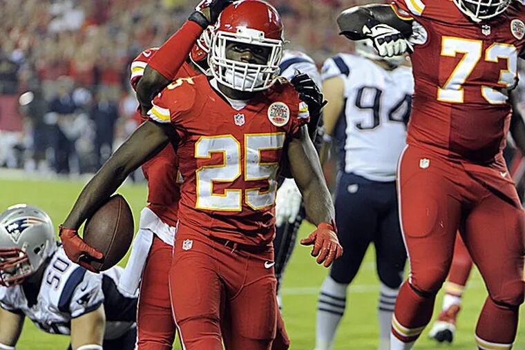Chiefs running back Jamaal Charles. (John Rieger/USA Today Sports)