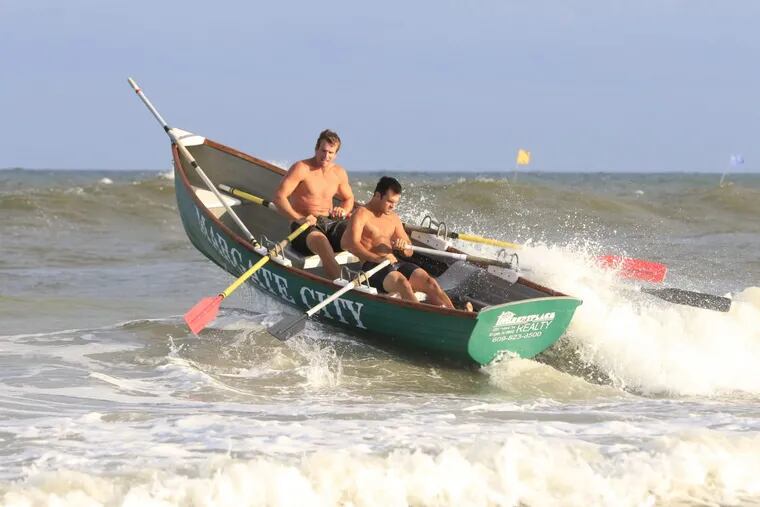 Lifeguards shows off their prowess, swimming, and rowing in competitions all summer.