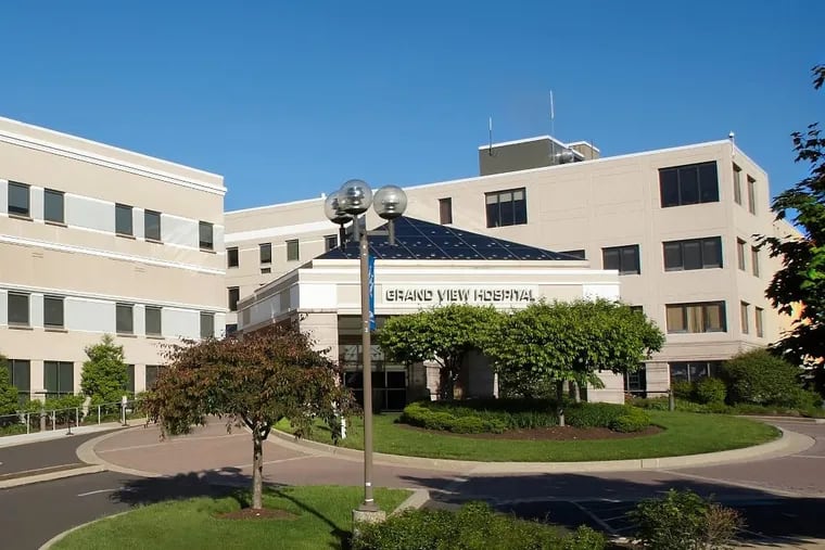 Grand View Hospital anchors the Bucks County's Grand View Health system, which has formed a clinical alliance with the University of Pennsylvania Health System.