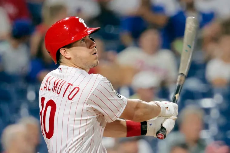 The Phillies could use the designated hitter to preserve players such as catcher J.T. Realmuto.