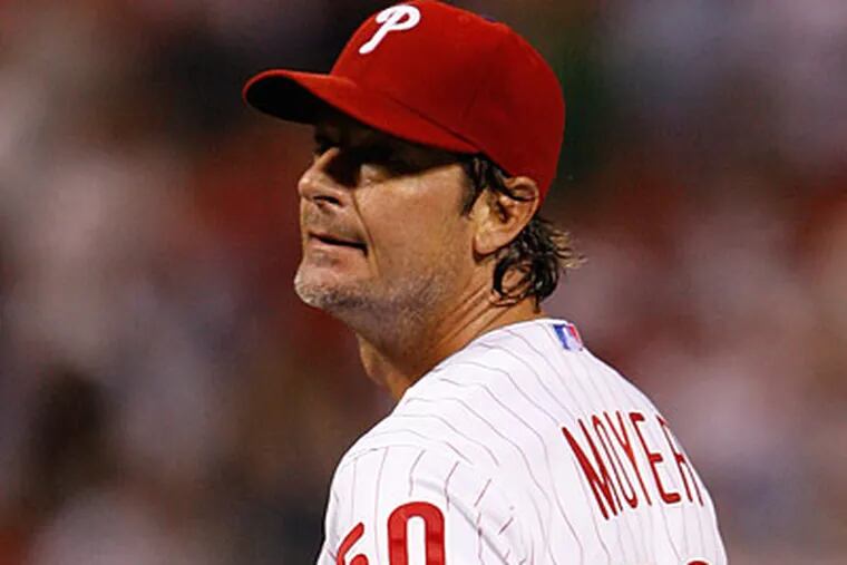 Jamie Moyer spent the last four-and-a-half of his 24 major league seasons with the Phillies. (Ron Cortes/Staff file photo)