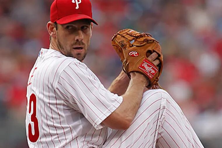 In five June starts, Cliff Lee pitched a perfect 5-0 with a major league-best 0.21 earned run average. (Ron Cortes/Staff Photographer)