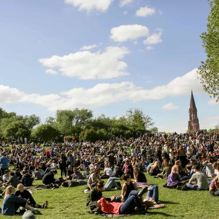 Görlitzer Park in Berlin. Despite being home to a notorious open-air drug market, the park has remained a vibrant, community resource. Max Marin visited the park in Berlin to find out why, and to see if there might be any lessons for Philadelphia.