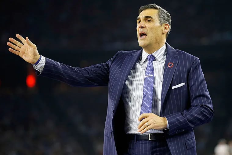 Coach Jay Wright is focused on next season for the Villanova Wildcats, though his name is likely to be mention in rumors about taking an NBA job.