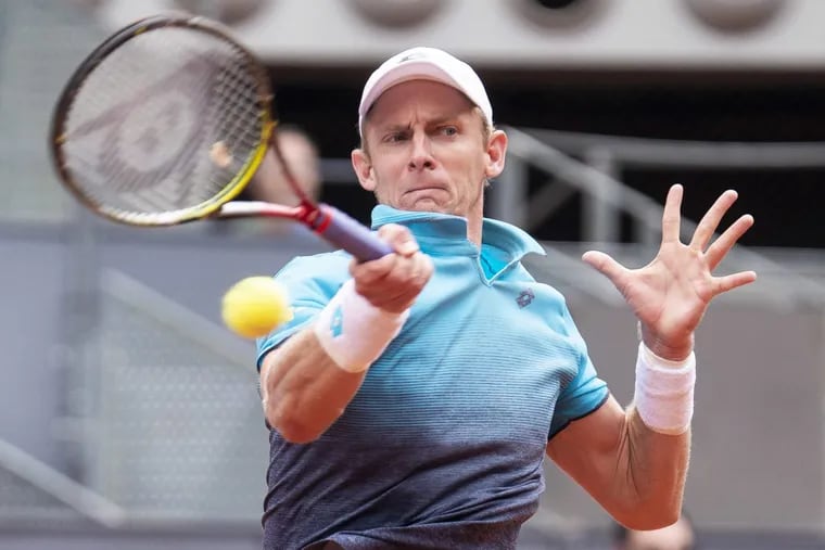 Kevin Anderson during the Madrid Open on May 11.