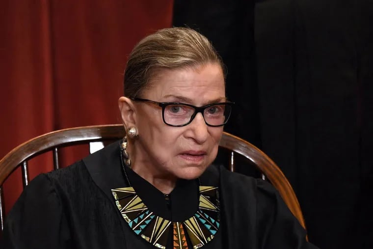 Supreme Court justice Ruth Bader Ginsburg in a file photo. (Olivier Douliery/Abaca Press/TNS)