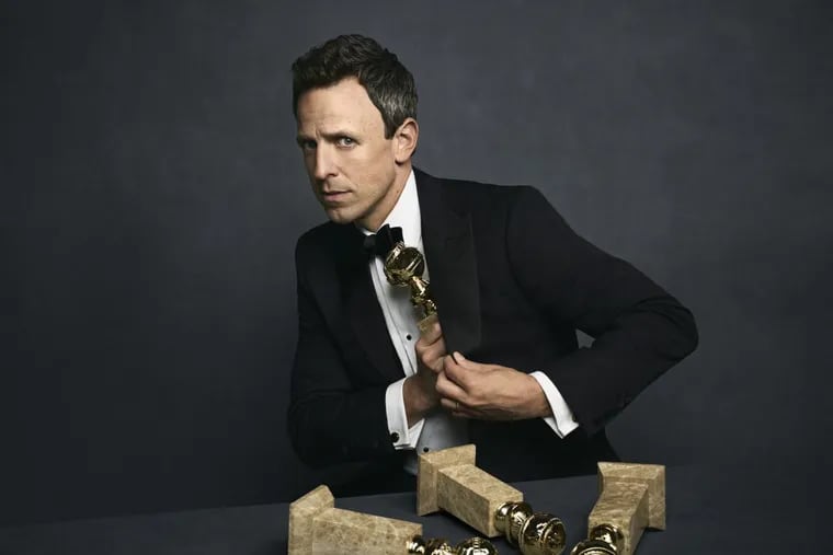 Late-night star Seth Meyers will host the75th annual Golden Globe Awards on NBC on Sunday, Jan. 7
