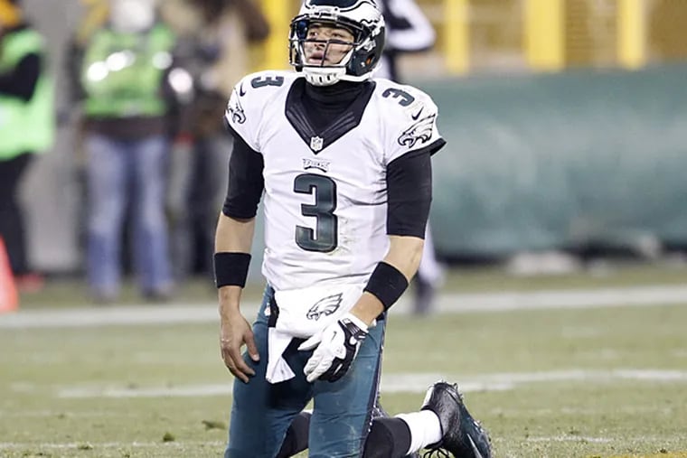 Eagles quarterback Mark Sanchez. (Ron Cortes/Staff Photographer)