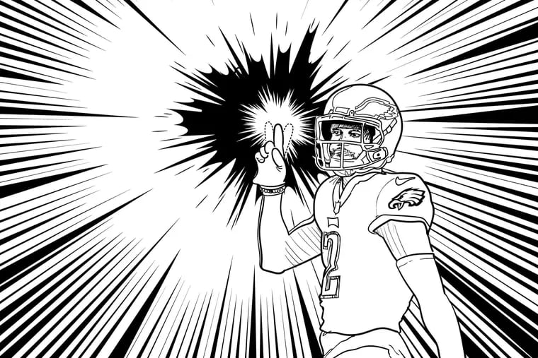 Darius Slay is one of several Eagles players to appear in our coloring book.