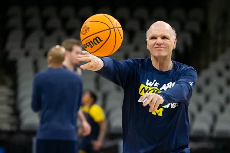 Michigan associate head coach Phil Martelli will return to Philly on Sunday when the Wolverines take on Penn State on Sunday.
