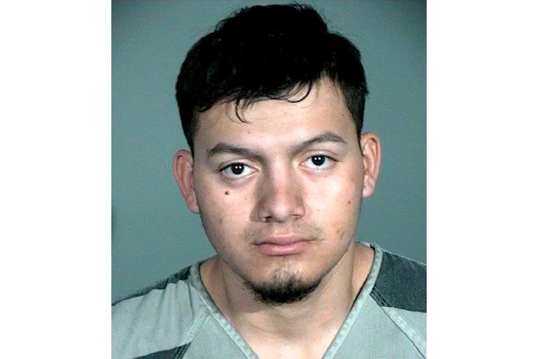 This undated photo provided by the Carson City Sheriff's Office in Carson City, Nev., shows suspect Wilbur Martinez-Guzman. Authorities investigating four recent Nevada killings say murder charges are pending against Martinez-Guzman, suspected of being in the U.S. illegally.