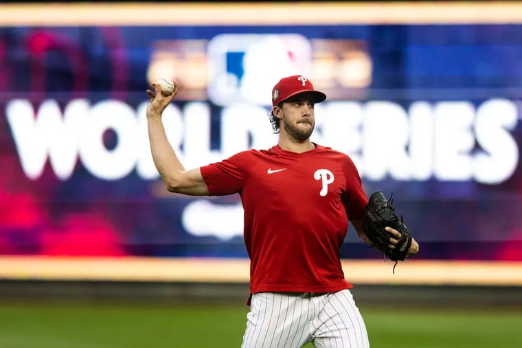 Aaron Nola is lined up to start Game 4 and pitch in Game 7, if necessary.