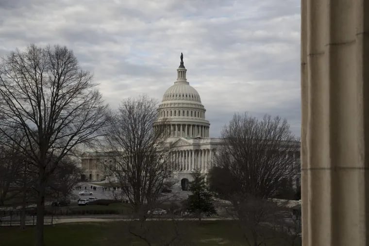 The Capitol is seen in Washington, Tuesday, March 6, 2018, as the Senate is preparing to roll back some of the safeguards Congress put into place after the financial crisis that rocked the U.S. a decade ago. Several Democrats facing tough re-elections this fall are joining solid Republican backing of an effort to alter some key aspects of the Dodd-Frank law.