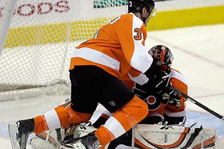 The Flyers have allowed 21 goals in their last five games. (Yong Kim/Staff Photographer)