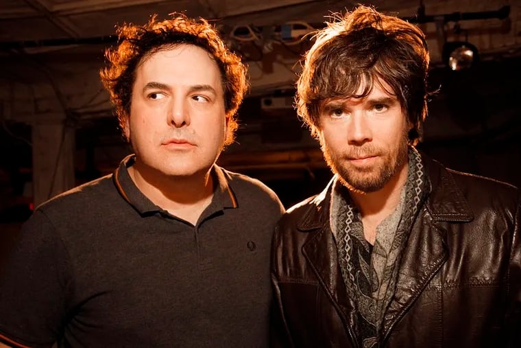 "The Best Show," a webcast/podcast written, hosted, and performed by Jon Wurster (left) and Tom Scharpling, will be performed live Sunday at Union Transfer.