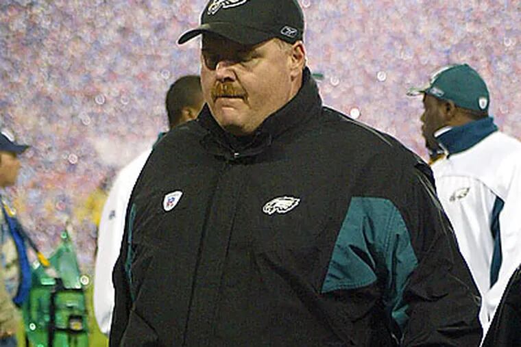 The Eagles had to issue a formal denial that Jon Gruden would be replacing Andy Reid. (Yong Kim/Staff file photo)