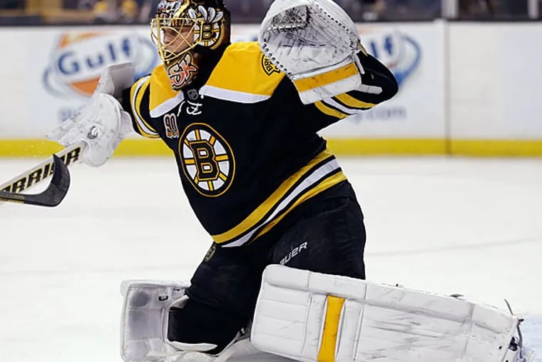 Bruins goalie Tuukka Rask  (Charles Krupa/AP)