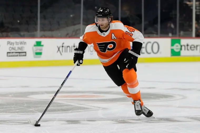 Flyers center Sean Couturier will be one of seven offensive regulars in the team's new-look lineup Thursday against the visiting New York Rangers.