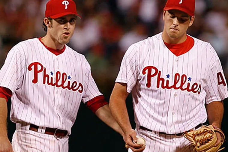 Scott Mathieson (right) is a pitcher the Phillies will watch very closely come spring training. (Ron Cortes/Staff file photo)