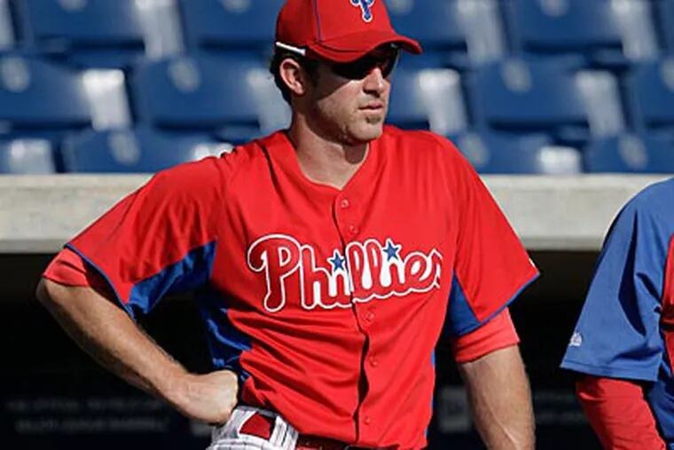 Chase Utley is expected to start the season on the disabled list. (David Maialetti/Staff Photographer)