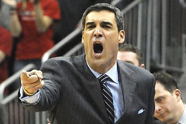 "In the second half I thought our defense was just porous," Villanova coach Jay Wright said. (Timothy D. Easley/AP)