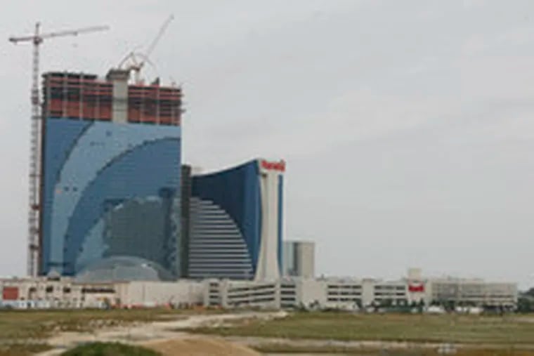 MGM Mirage has announced plans to build a $5 billion casino on this site between the Borgata and Harrah&#0039;s Marina.