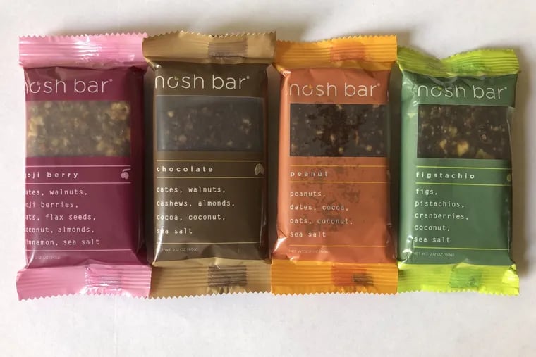 Nosh energy bars.