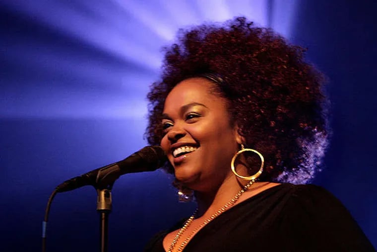 Jill Scott performs at The Fillmore at the TLA. (Elizabeth Robertson / Inquirer Staff)