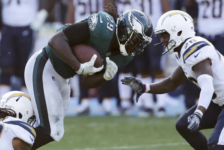 The Philadelphia Eagles lead the NFL in runs of 10 or more yards. LeGarrette Blount has a team-high six of them.