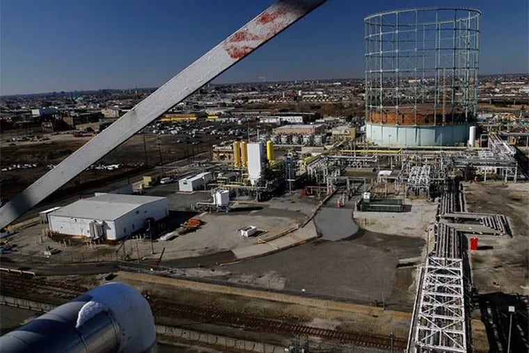 PGW produces and stores LNG at its Port Richmond plant. Export facilities are much larger.