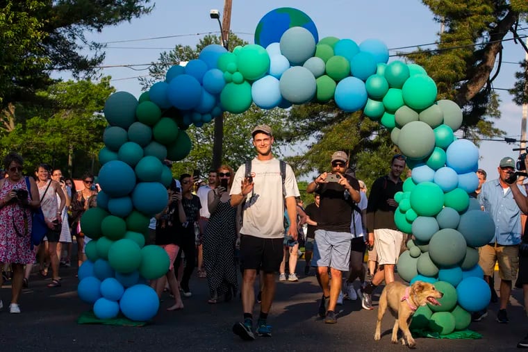 Tom Turcich has been walking around the world with his dog Savannah for the past 7 years, except for a brief period two years in when he got sick and came home. He was motivated by a young women who died.  He makes the final steps  on his journey on May 21, 2022.