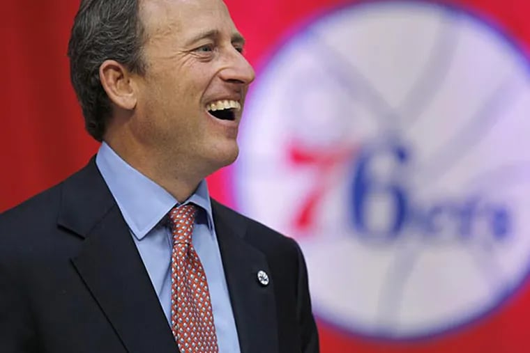 The 76ers will introduce Sam Hinkie as their new general manager in a news conference Tuesday. (Matt Rourke/AP file photo)