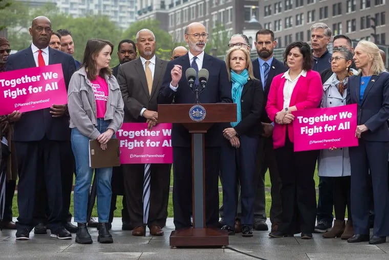 Pennsylvania Gov. Tom Wolf was at Independence Hall Mall on Wednesday morning. He held a press conference with other state officials to assure Pennsylvanians they will have access to safe abortions.