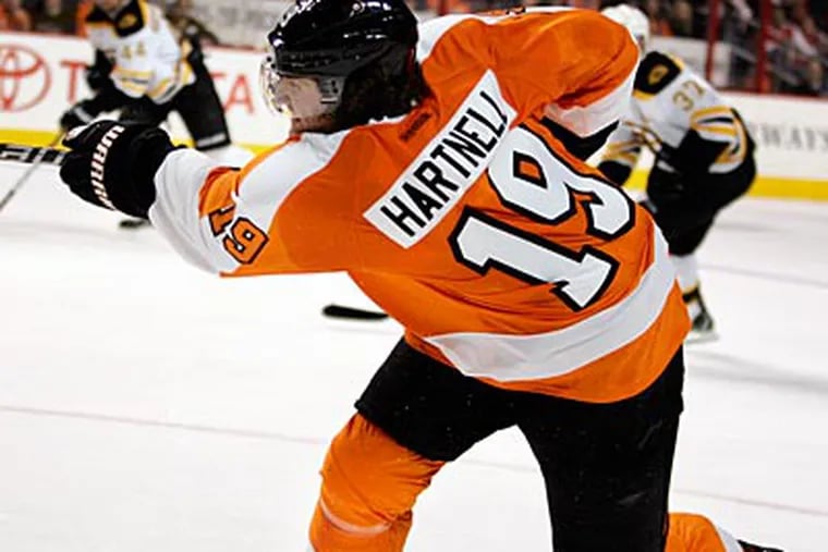 "I can keep up the pace I had last year for a bunch of years," Scott Hartnell said. (Tom Mihalek/AP)