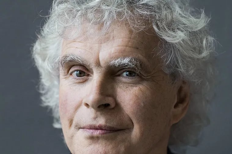 Conductor Simon Rattle and the Bavarian Radio Symphony Orchestra visit the Kimmel Center in May.