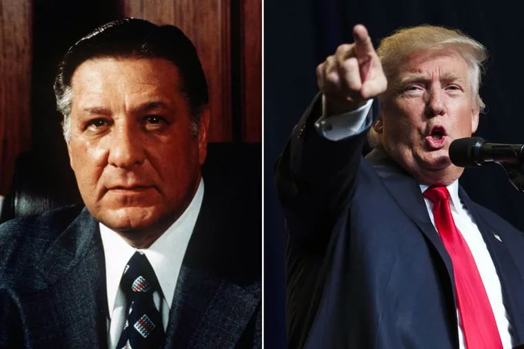 Director Robert Mugge sees similarities between Frank Rizzo (left) and Donald Trump, but key differences, too.